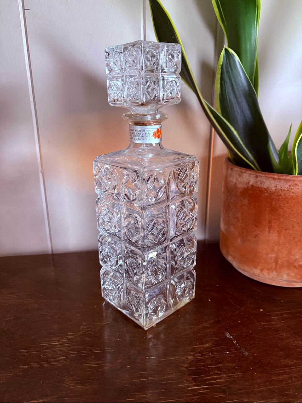 Midcentury Glass Decanter